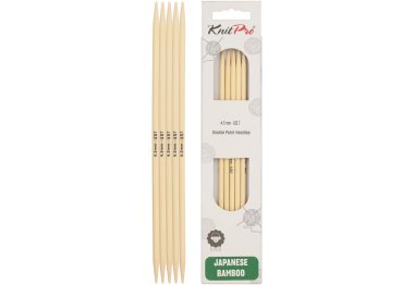 спиці для в'язання 22129 Спиці шкарпеткові Bamboo KnitPro, 20 см, 4.50 мм спиці для в'язання 22129 Спиці шкарпеткові Bamboo KnitPro, 20 см, 4.50 мм