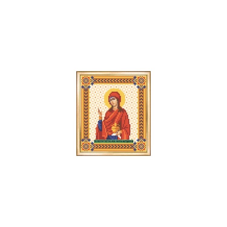СБІ-015 Іменна ікона свята рівноапостольна Марія-Магдалина. Схема для вишивки бісером - 1