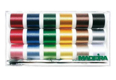 нитки для вышивания 8040 Коробка ниток "Rayon" (18x200м)
