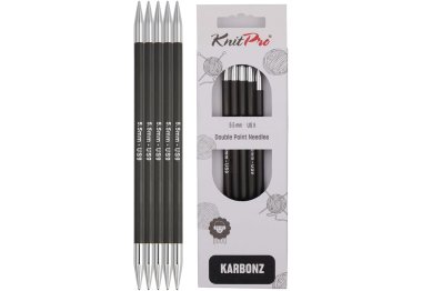 спицы для вязания 41135 Спицы носочные Karbonz KnitPro 20 см 5.50 мм