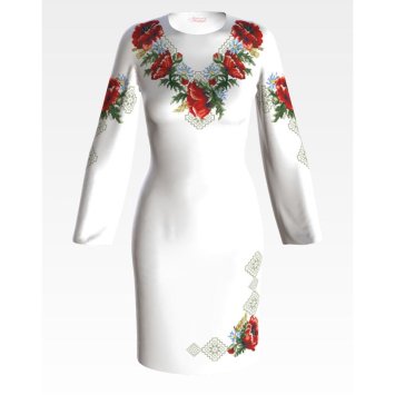 Платье женское (заготовка для вышивки) ПЛ-086 - 1