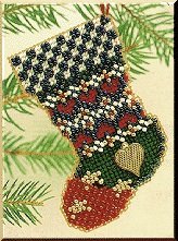 MHCS1 Чулок. Набор для вышивки в смешанной технике Mill Hill - 1