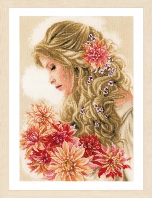 PN-0172683 Романтическая леди Георгина. Набор для вышивки крестом Lanarte - 1