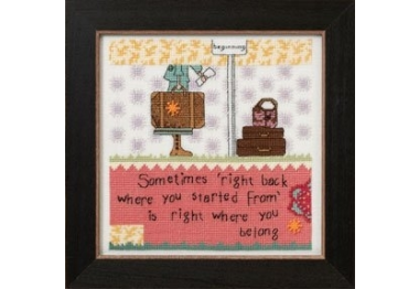 вышивка гладью CG302103 Правильно назад. Набор для вышивки в смешанной технике Mill Hill