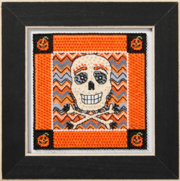 DM302512 Череп. Набор для вышивки в смешанной технике Mill Hill - 1