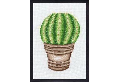 92-7444 Золотой кактус (Gold Cactus. Набор для вышивания крестом PERMIN 92-7444 Золотой кактус (Gold Cactus. Набор для вышивания крестом PERMIN