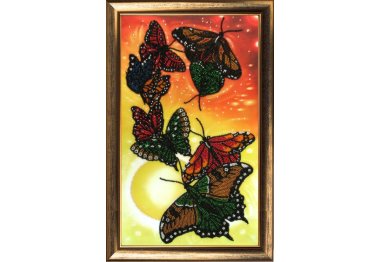  106 Вальс бабочек. Набор для вышивания бисером Butterfly