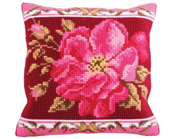 5178 Romantic Rose 1. Набір для вишивки хрестом Collection D'Art - 1