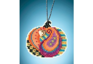 вишивка гладдю MH162026 Перський гарбуз. Набір для вишивки в змішаній техниці Mill Hill