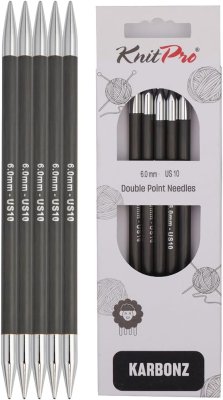 41136 Спиці шкарпеткові Karbonz KnitPro 20 см 6.00 мм - 1 41136 Спиці шкарпеткові Karbonz KnitPro 20 см 6.00 мм - 1