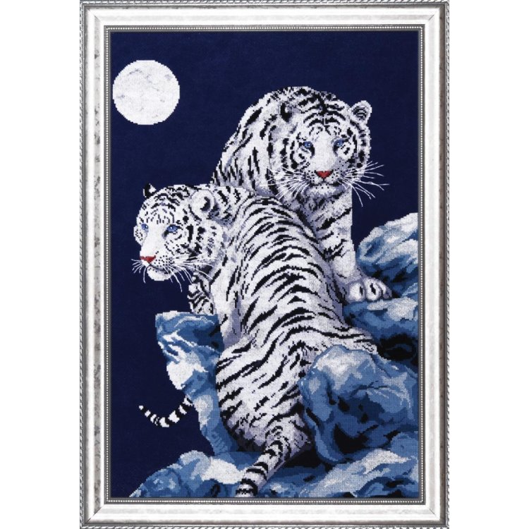 Лунные тигры. Набор для вышивки крестом Design Works арт. dw2544 - 1