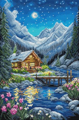 Набор для вышивки крестом L9916 Moonlit night. Letistitch - 1