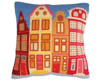 5225 Houses. Набір для вишивки хрестиком Collection D'Art - 1