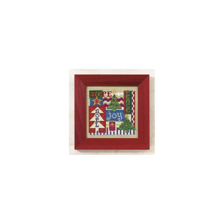 MH149306 Різдвяний колаж. Набір для вишивки в змішаній техниці Mill Hill - 1