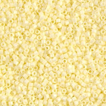 DB-1491-1 Бісер Miyuki Delica Beads 11/0 (натуральний лимонний блідий) - 1 DB-1491-1 Бісер Miyuki Delica Beads 11/0 (натуральний лимонний блідий) - 1
