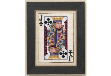 вышивка гладью JS300202 Валет. Набор для вышивки в смешанной технике Mill Hill