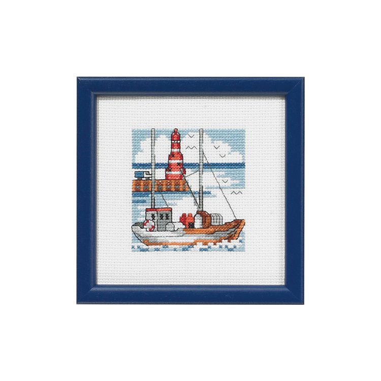 14-5192 Червоний маяк. Набір для вишивання хрестом PERMIN - 1 14-5192 Червоний маяк. Набір для вишивання хрестом PERMIN - 1