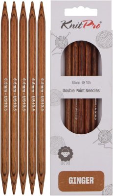 31314 Спиці шкарпеткові Ginger KnitPro, 12,5 см, 6.50 мм - 1