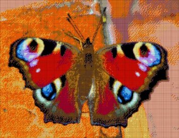 38-1386-НК Червоний адмірал. Набір для вишивання бісером ТМ Токарєва А. - 1 38-1386-НК Червоний адмірал. Набір для вишивання бісером ТМ Токарєва А. - 1