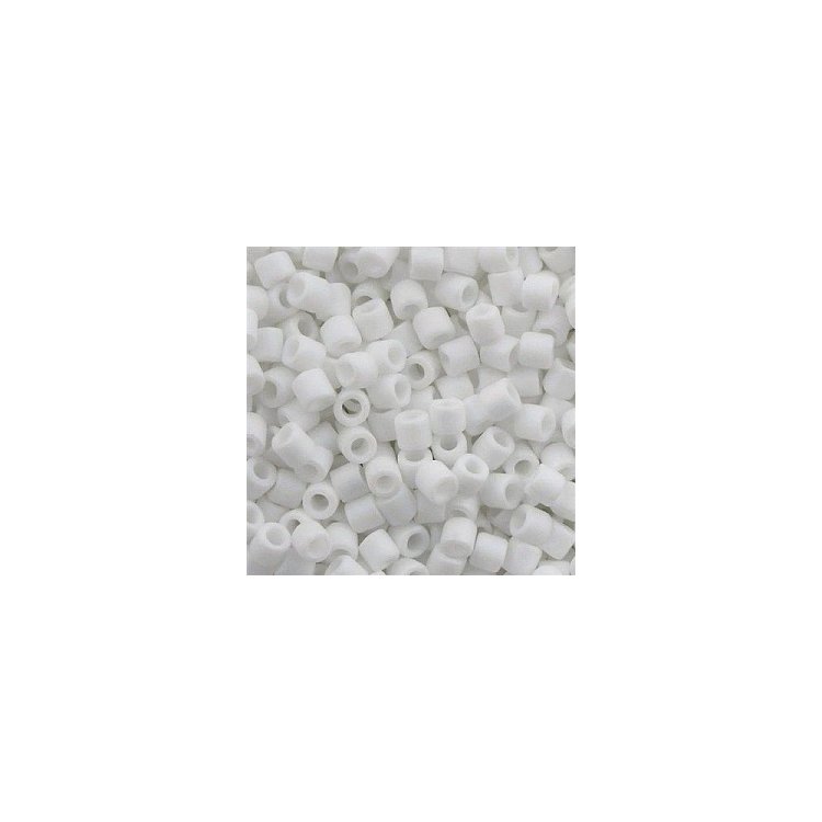 DBL-351 Бісер Miyuki Delica Beads 8/0 (матовий білий) - 1