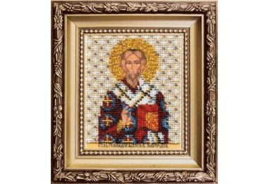  Б-1124 Ікона святий архієпископ Новгородський Геннадій Набір для вишивки бісером