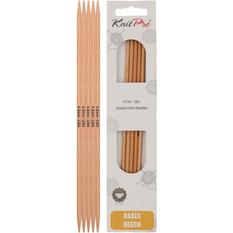 35117 Спиці шкарпеткові Basix KnitPro, 20 см, 4.00 мм - 1 35117 Спиці шкарпеткові Basix KnitPro, 20 см, 4.00 мм - 1