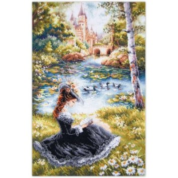 Набір для вишивання MAGIC NEEDLE 70-53 Романтичний роман - 1 Набір для вишивання MAGIC NEEDLE 70-53 Романтичний роман - 1