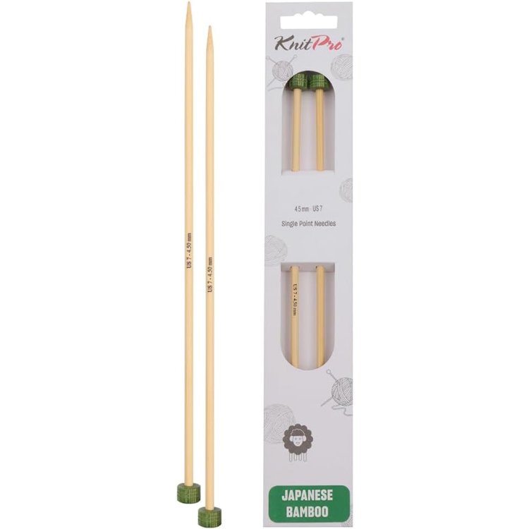 22328 Спицы прямые Bamboo KnitPro, 30 см, 4.50 мм - 1 22328 Спицы прямые Bamboo KnitPro, 30 см, 4.50 мм - 1