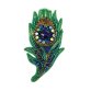 БП-353 Перо павлина. Набор для изготовления броши Crystal Art - 1 БП-353 Перо павлина. Набор для изготовления броши Crystal Art - 1