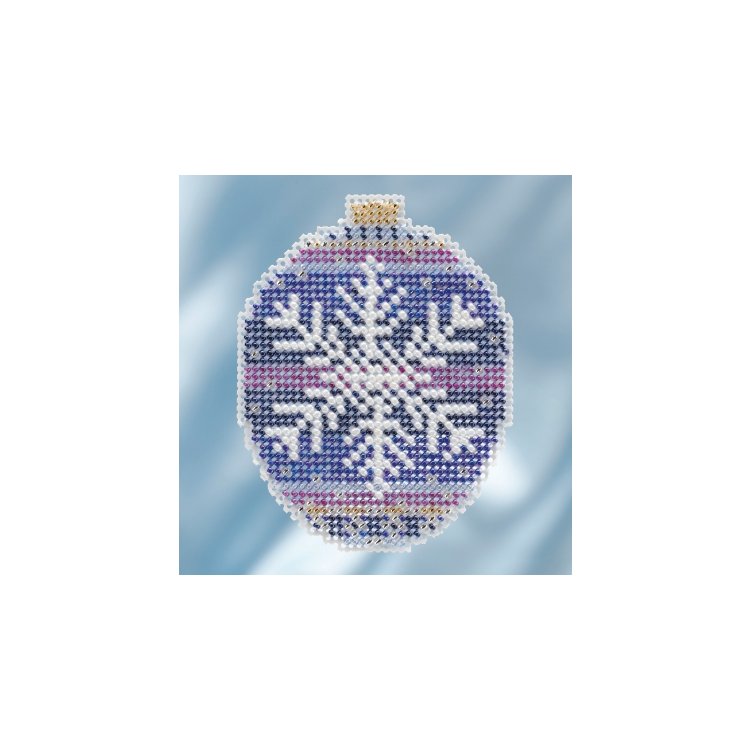 MH211812 Королевская Снежинка. Набор для вышивки в смешанной технике Mill Hill - 1