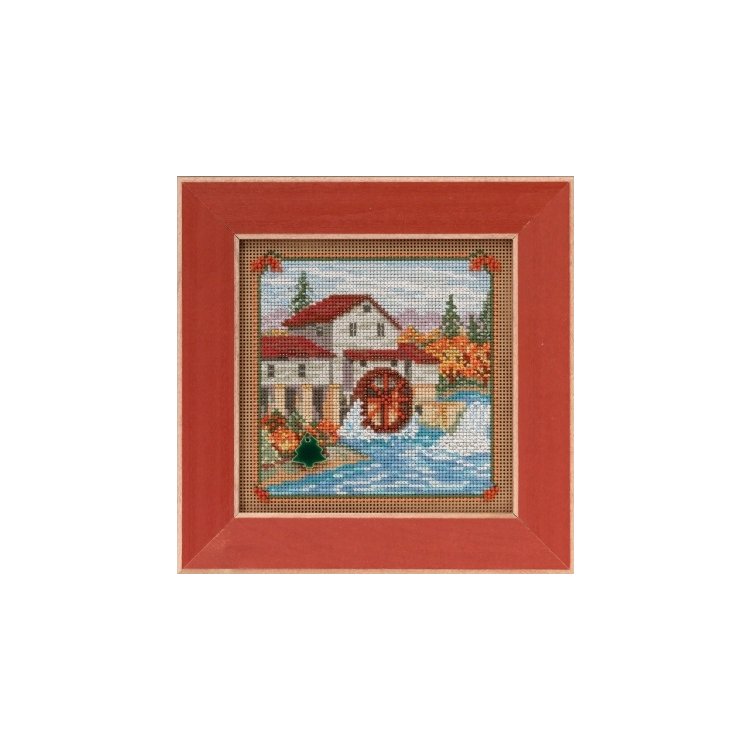 MH145205 Сільський млин. Набір для вишивки в змішаній техніці Mill Hill - 1