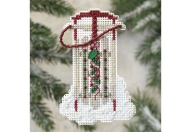 вышивка гладью MH189302 Коньки. Набор для вышивки в смешанной технике Mill Hill