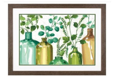 73-91856 Набор для рисования красками по номерам Dimensions "Plants in jars" Растения в стаканах