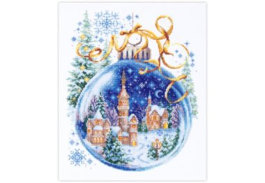 70-37 Різдвяна кулька. Набір для вишивки хрестом Magic Needle 70-37 Різдвяна кулька. Набір для вишивки хрестом Magic Needle