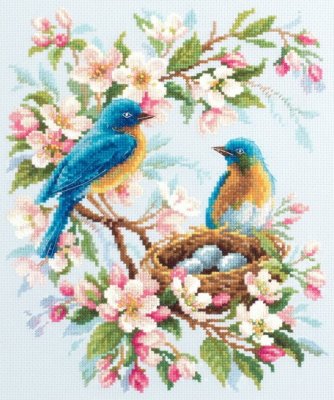 8366 Пісня весни. Набір для вишивки хрестиком Classic Design - 1 8366 Пісня весни. Набір для вишивки хрестиком Classic Design - 1