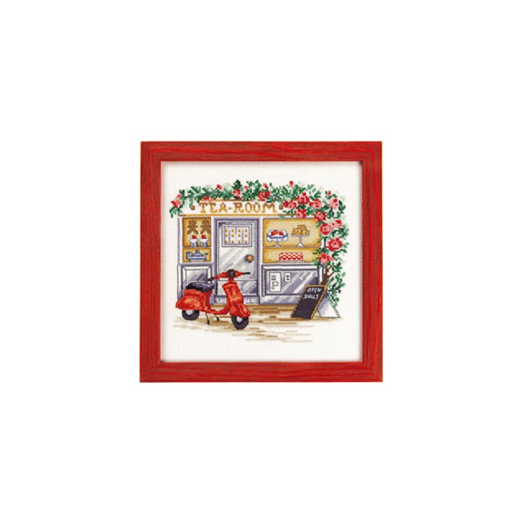 92-8100 Магазин чаю. Набір для вишивання хрестом PERMIN - 1