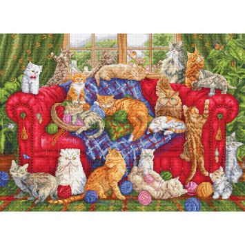 Набор для вышивки крестом L9946 Meow Manor. Letistitch - 1