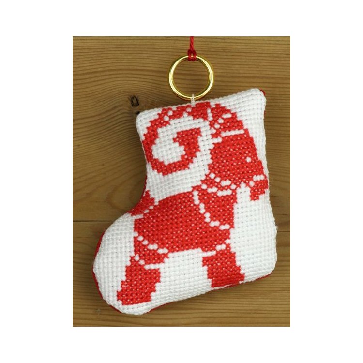 01-6255 Шкарпеток і козел. Набір для вишивання хрестом PERMIN - 1