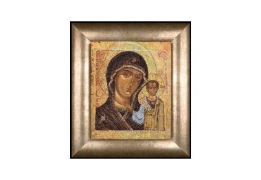 477A Virgin of Kazan Icon Aida. Набор для вышивки крестом Thea Gouverneur
