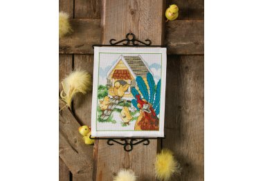  70-0725 Курник (Chickenhouse. Набір для вишивання хрестом PERMIN