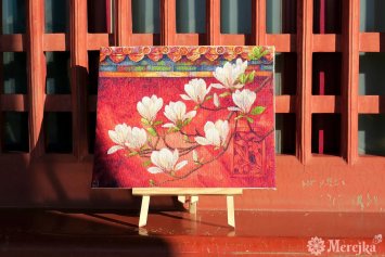 K-292 Магнолия. Набор для вышивки крестом Мережка - 2