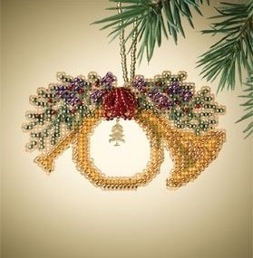 MH167302 Валторна. Набір для вишивки в змішаній техніці Mill Hill - 1