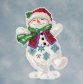 JS201613 Танцующий снеговик. Набор для вышивки в смешанной технике Mill Hill - 1