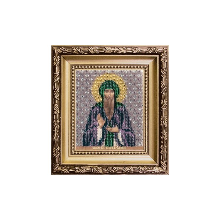 Б-1160 Икона святой благоверный князь Олег Брянский Набор для вышивки бисером - 1