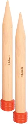 35272 Спицы прямые Jumbo Birch KnitPro, 35 см, 30.00 мм - 1 35272 Спицы прямые Jumbo Birch KnitPro, 35 см, 30.00 мм - 1