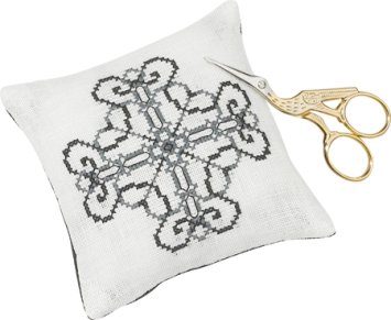 03-4393 Подушечка 4 Серця. Набір для вишивання хрестом PERMIN - 1 03-4393 Подушечка 4 Серця. Набір для вишивання хрестом PERMIN - 1