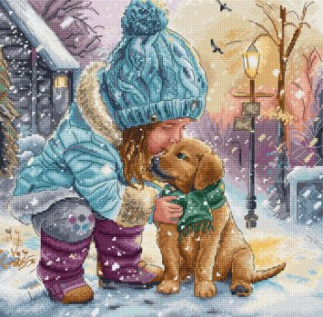 Набір для вишивки хрестиком L9925 Best friends. Letistitch - 1