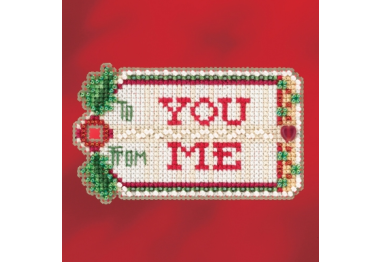 вышивка гладью MH181735 Подарочная записка. Набор для вышивки в смешанной технике Mill Hill