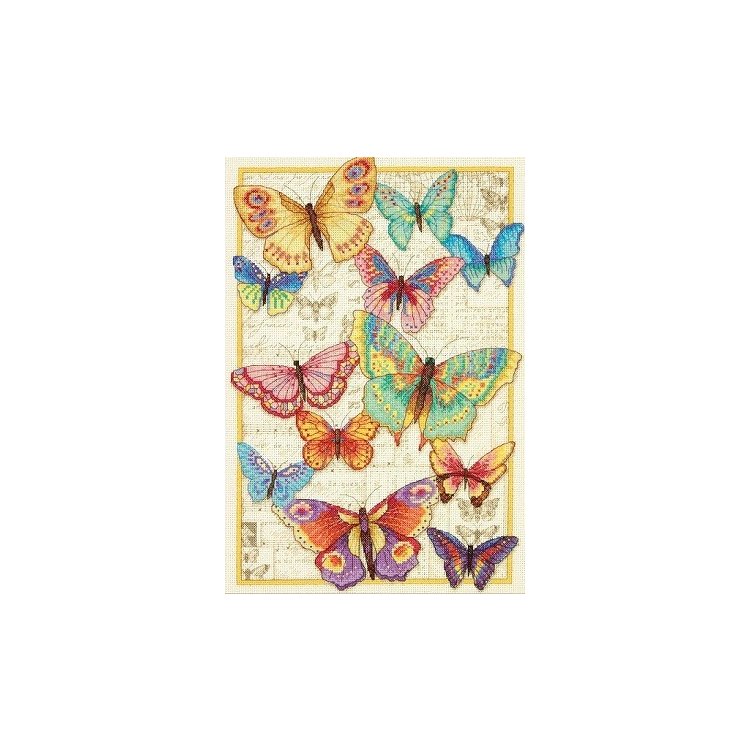 35338 Красота бабочек. Набор для вышивки крестом Dimensions - 1