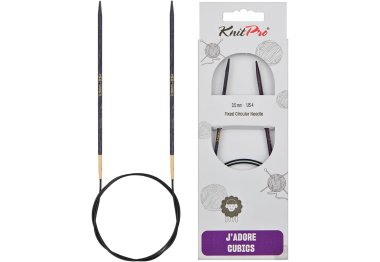 спицы для вязания 19053 Спицы круговые J'adore Cubics KnitPro 60 см, 3.50мм спицы для вязания 19053 Спицы круговые J'adore Cubics KnitPro 60 см, 3.50мм